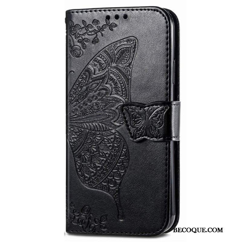 Etui Folio do Xiaomi 13 Barokowy Motyl