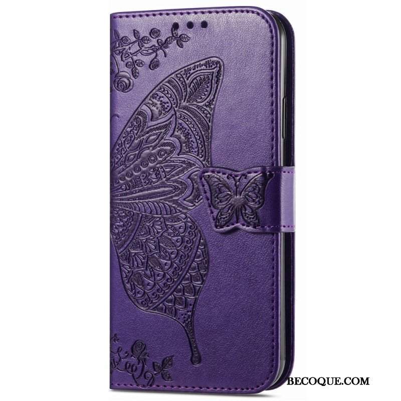 Etui Folio do Xiaomi 13 Barokowy Motyl