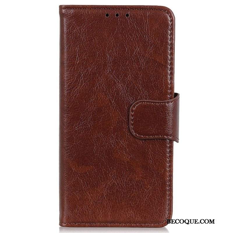 Etui Folio do Xiaomi 13 Lite Dwoina Skóry Nappa