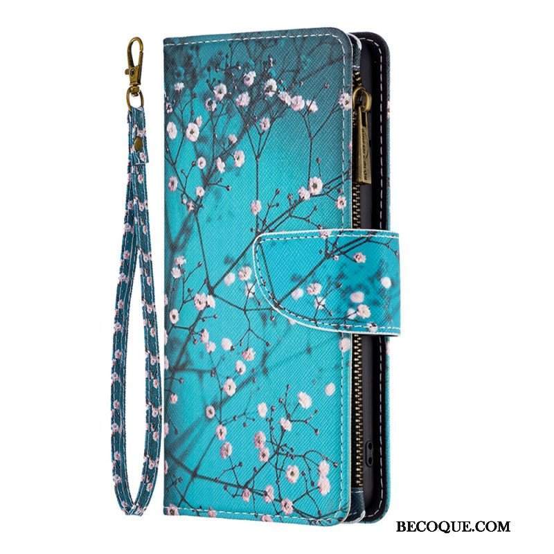 Etui Folio do Xiaomi 13 Lite Portfel Portfel Drzewa