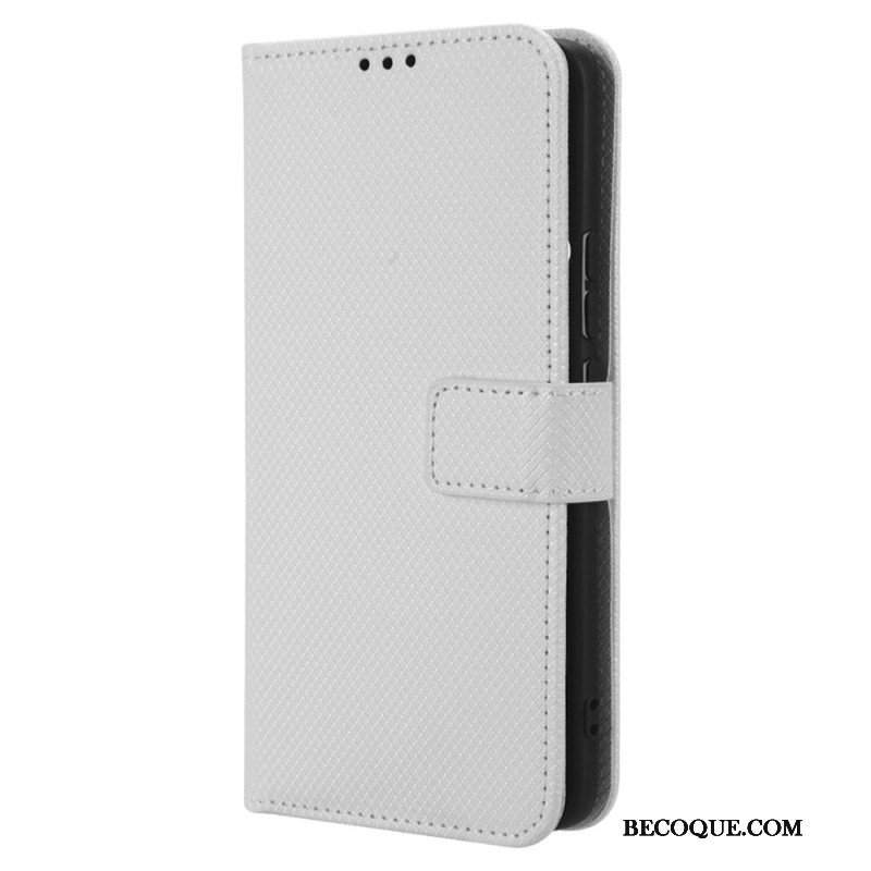 Etui Folio do Xiaomi 13 Lite z Łańcuch Styl Z Paskami