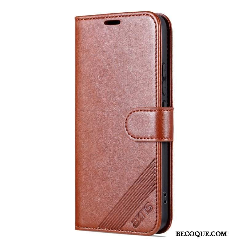 Etui Folio do Xiaomi 13 Pro Efekt Skóry Azns