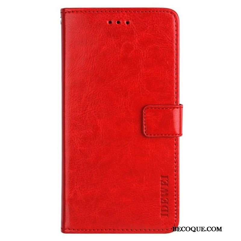 Etui Folio do Xiaomi 13 Pro Imitacja Skóry Idewei