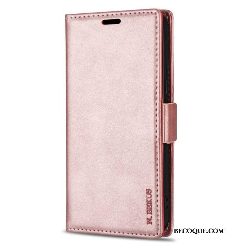 Etui Folio do Xiaomi 13 Pro Ln.bekus Efekt Skóry