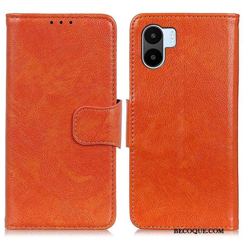 Etui Folio do Xiaomi Redmi A1 Dwoina Skóry Nappa