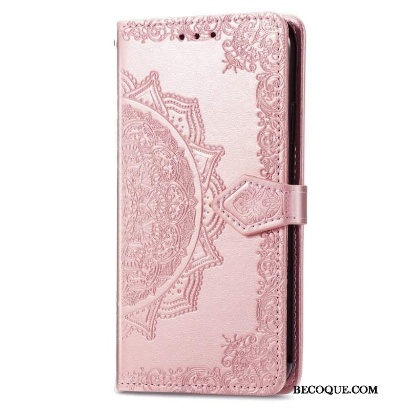 Etui Folio do Xiaomi Redmi A1 Mandala Sun Ze Smyczą