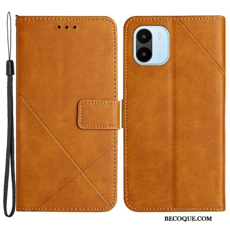 Etui Folio do Xiaomi Redmi A1 X Design Geo Skórzany Styl