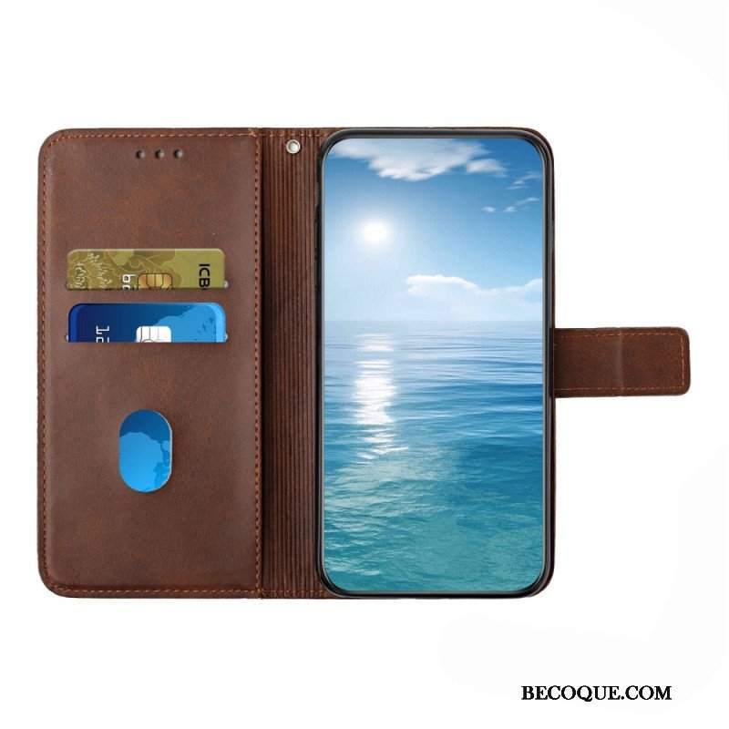 Etui Folio do Xiaomi Redmi A1 X Design Geo Skórzany Styl