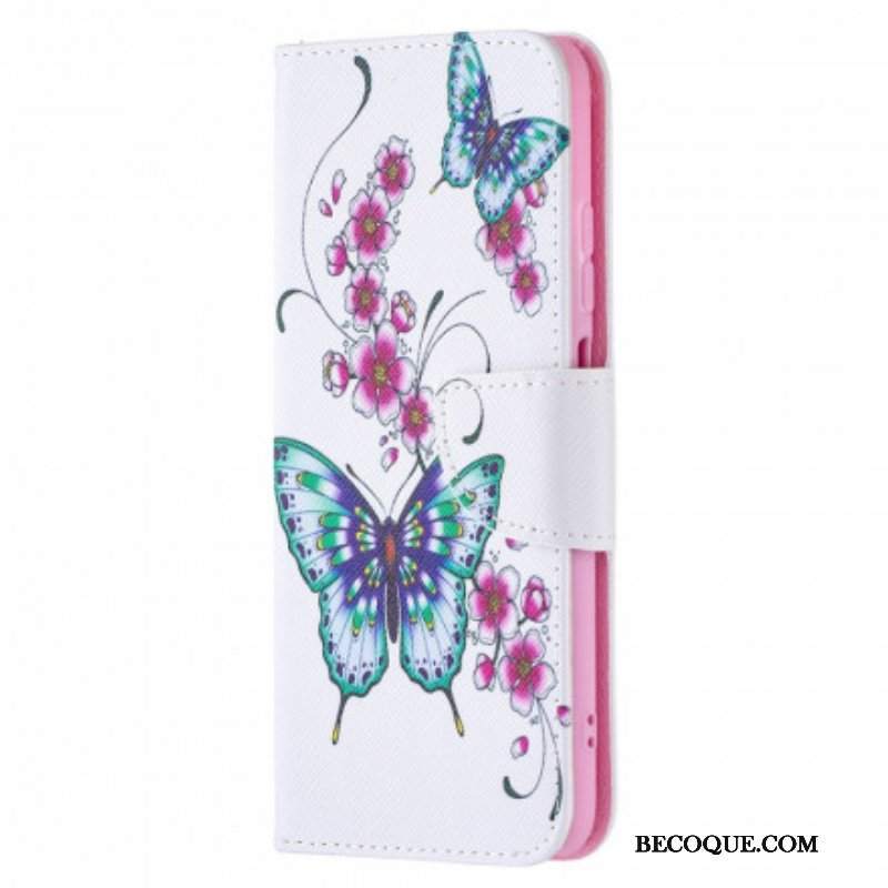 Etui Folio do Xiaomi Redmi Note 10 / 10S Cudowne Motyle