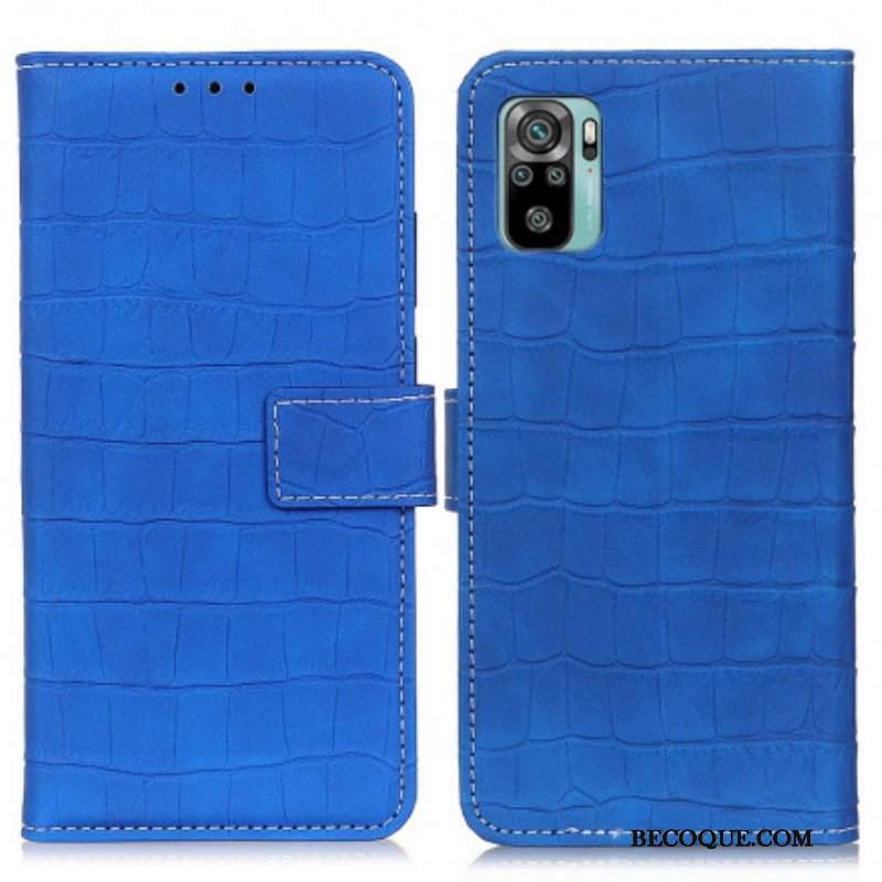 Etui Folio do Xiaomi Redmi Note 10 / 10S Moc Krokodyla