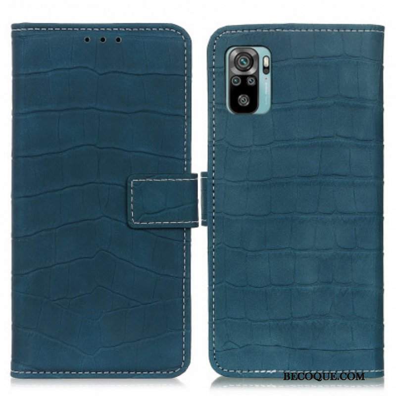 Etui Folio do Xiaomi Redmi Note 10 / 10S Moc Krokodyla