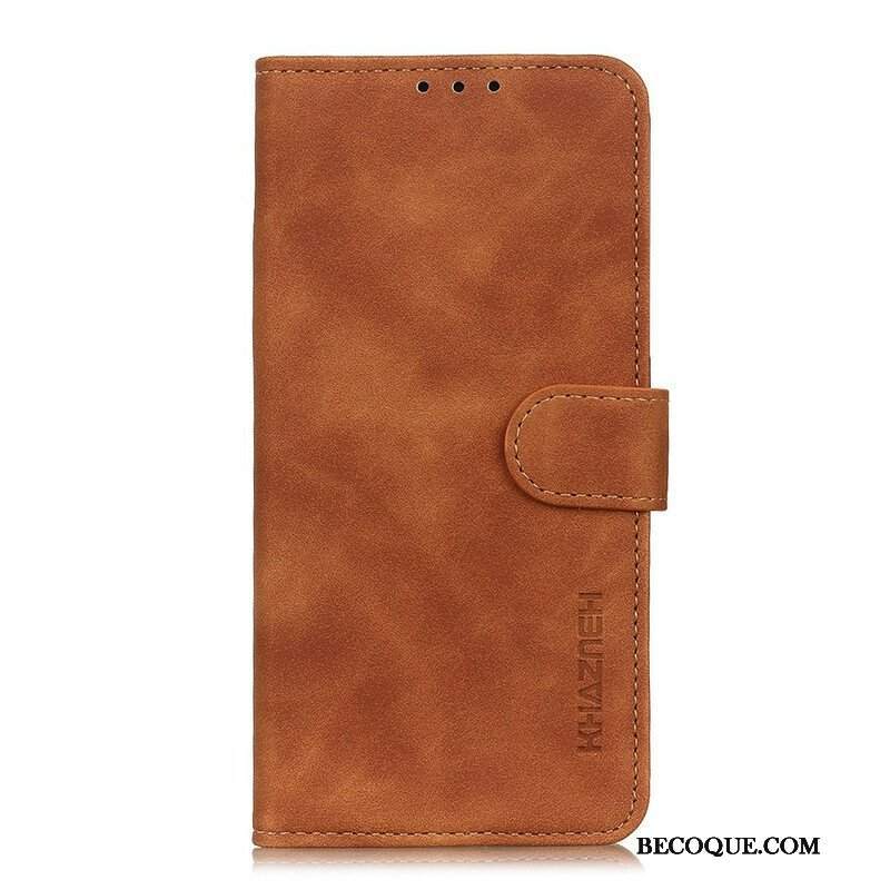 Etui Folio do Xiaomi Redmi Note 10 5G Efekt Skóry Khazneh