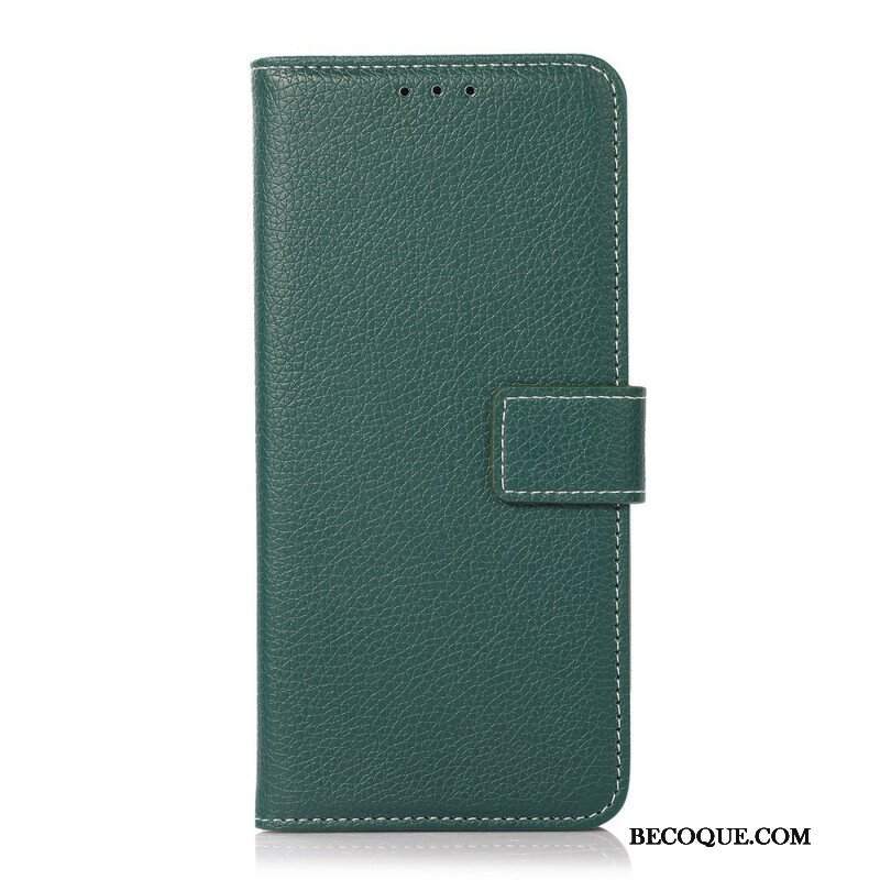 Etui Folio do Xiaomi Redmi Note 10 5G Tekstura Liczi