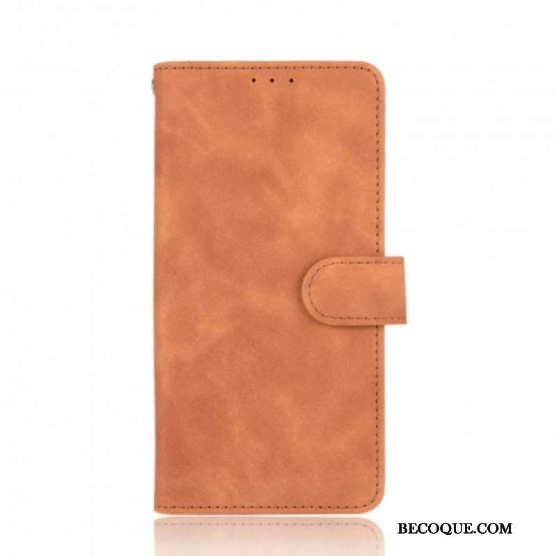 Etui Folio do Xiaomi Redmi Note 10 Pro Miękki W Dotyku Efekt Skóry