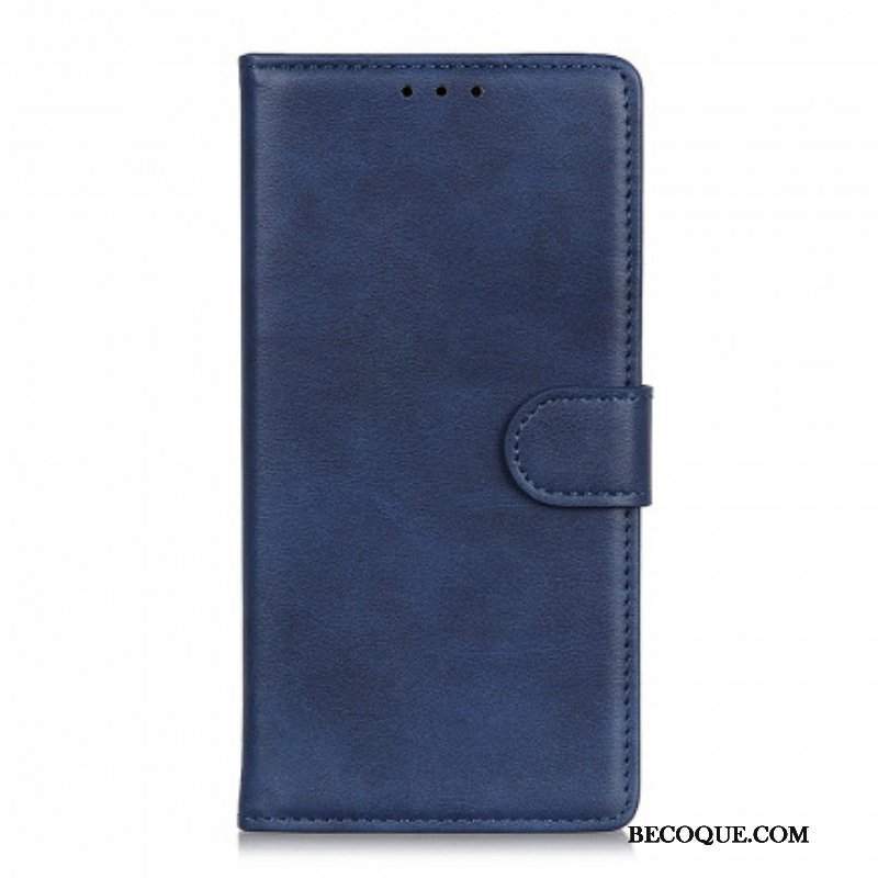 Etui Folio do Xiaomi Redmi Note 10 Pro Retro Matowy Efekt Skóry