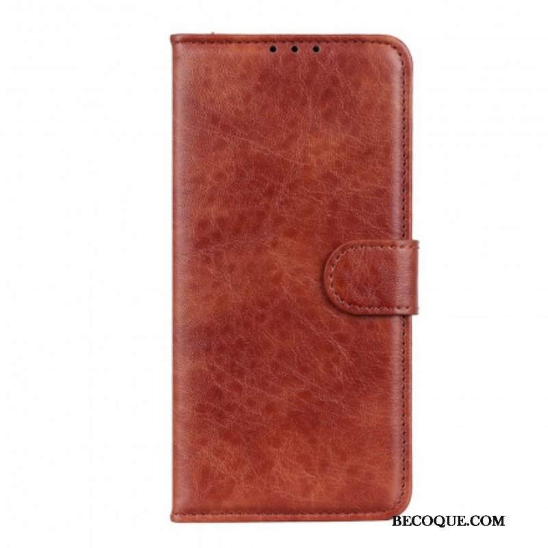 Etui Folio do Xiaomi Redmi Note 10 Pro Teksturowana Sztuczna Skóra