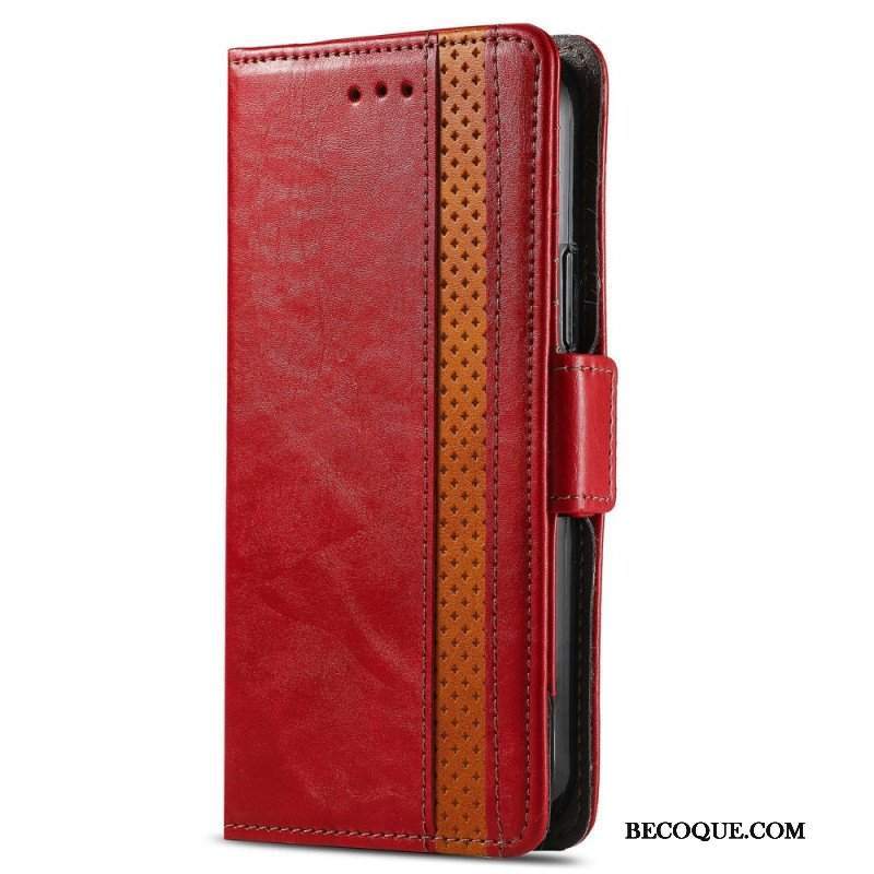 Etui Folio do Xiaomi Redmi Note 11 / 11S Dwukolorowe Podwójne Zapięcie