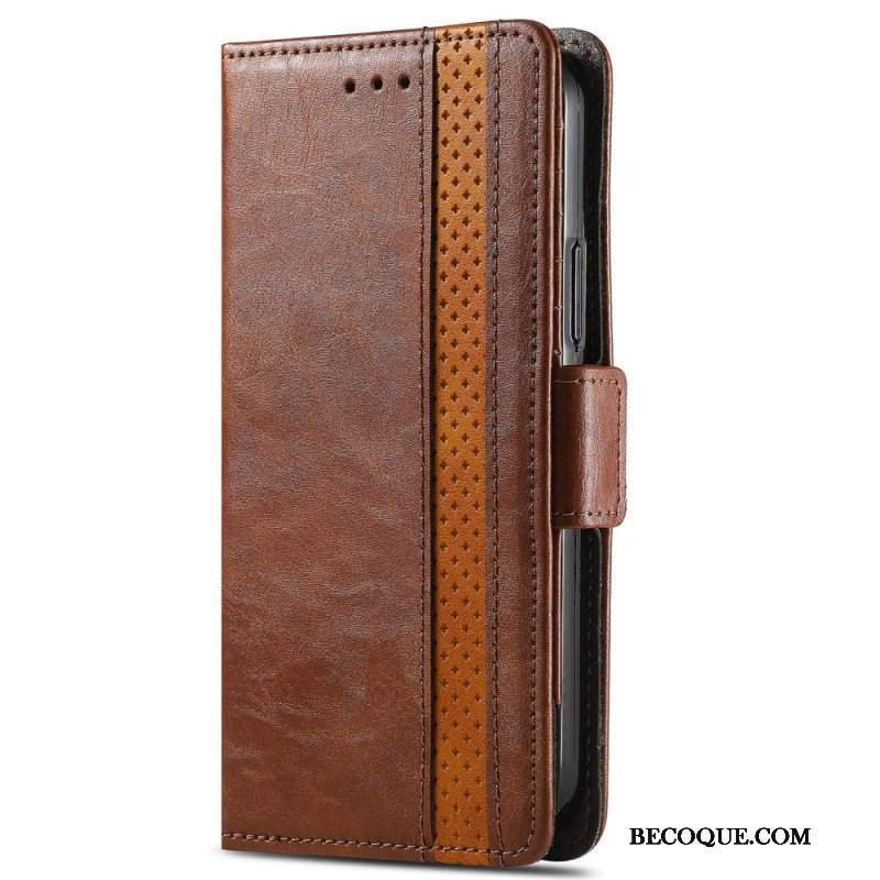 Etui Folio do Xiaomi Redmi Note 11 / 11S Dwukolorowe Podwójne Zapięcie