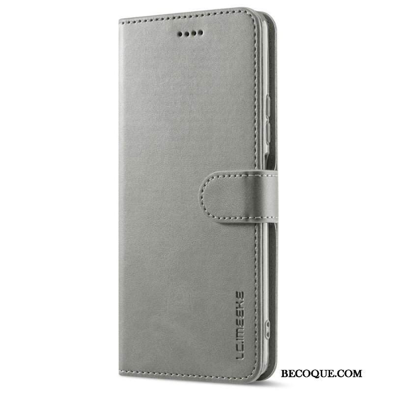 Etui Folio do Xiaomi Redmi Note 11 / 11S Lc.imeeke Efekt Skóry