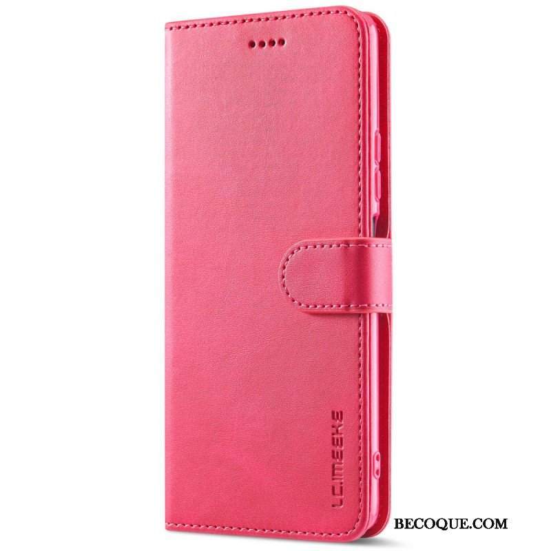 Etui Folio do Xiaomi Redmi Note 11 / 11S Lc.imeeke Efekt Skóry