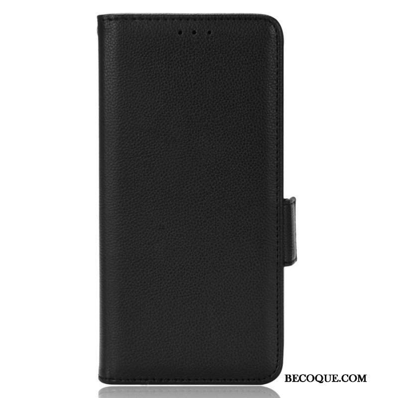 Etui Folio do Xiaomi Redmi Note 11 / 11S Tekstura Liczi