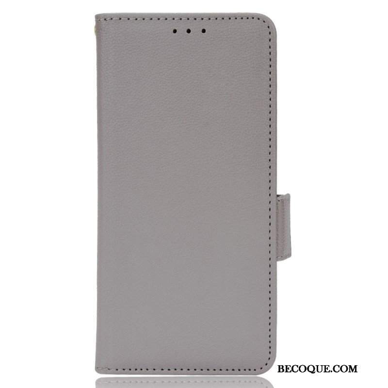 Etui Folio do Xiaomi Redmi Note 11 / 11S Tekstura Liczi