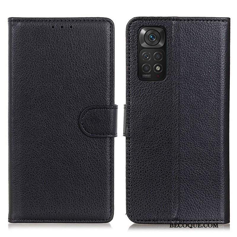 Etui Folio do Xiaomi Redmi Note 11 / 11S Tradycyjnie Liczi