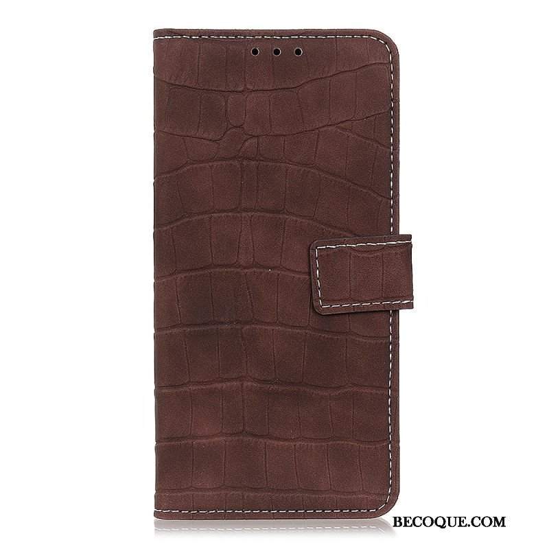 Etui Folio do Xiaomi Redmi Note 11 Pro / 11 Pro 5G Moc Krokodyla