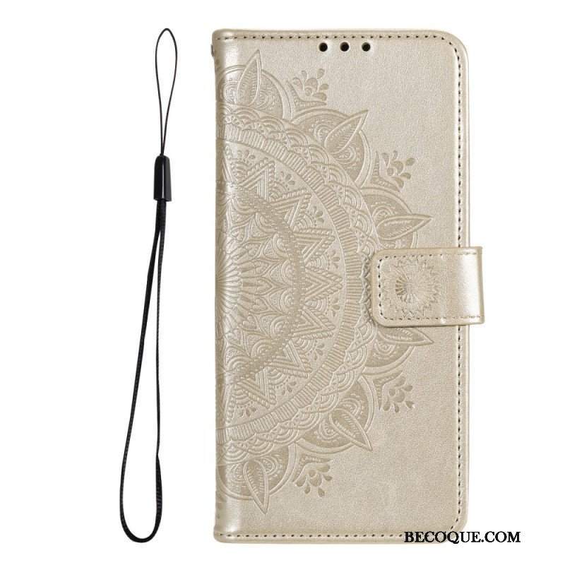 Etui Folio do Xiaomi Redmi Note 11 Pro Plus 5G Mandala Słońca