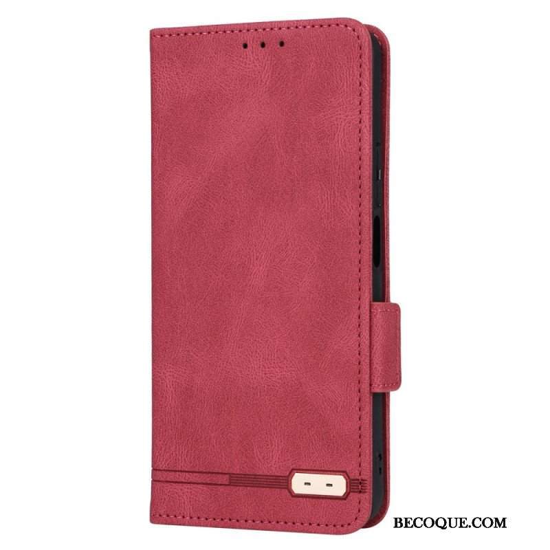 Etui Folio do Xiaomi Redmi Note 11 Pro Plus 5G Stylizacja Skóry