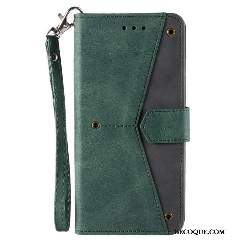 Etui Folio do Xiaomi Redmi Note 11 Pro Plus 5G Szwy W Dotyku