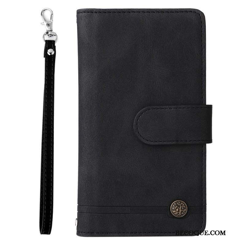 Etui Folio do Xiaomi Redmi Note 11 Pro Plus 5G Wielofunkcyjna Portmonetka