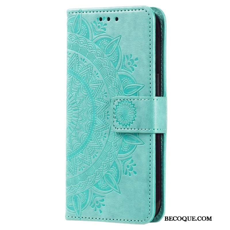 Etui Folio do Xiaomi Redmi Note 12 4G Mandala Sun Ze Smyczą