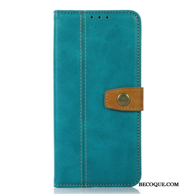 Etui Folio do Xiaomi Redmi Note 12 4G Taśma Tapicerska