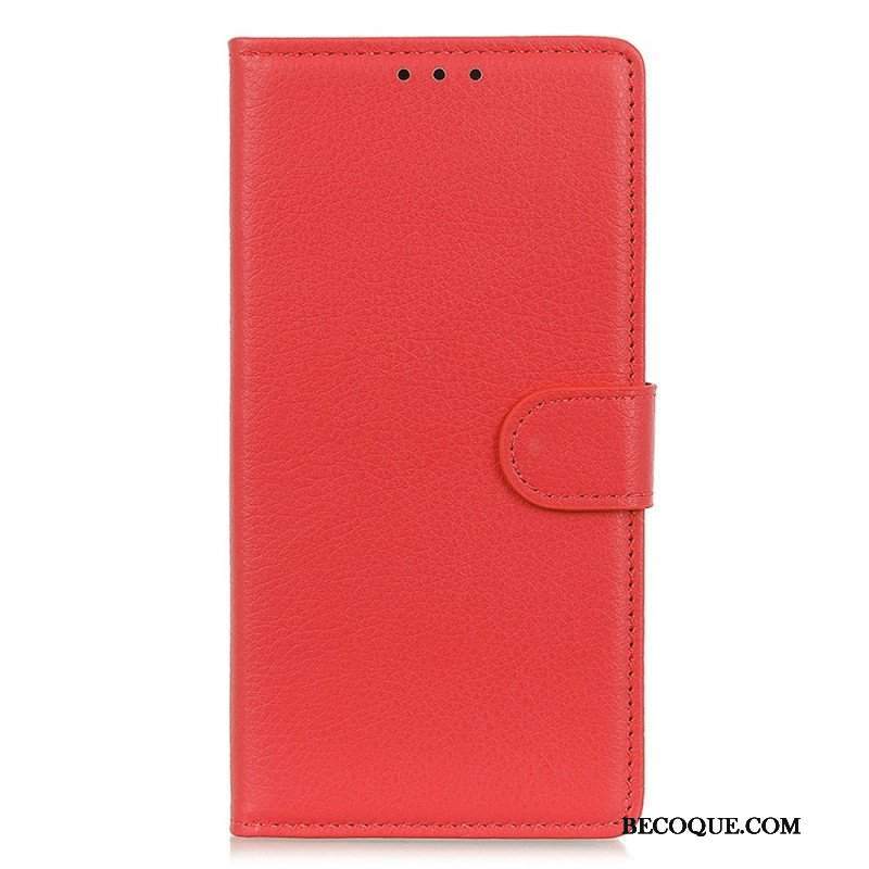 Etui Folio do Xiaomi Redmi Note 12 4G Tradycyjna Sztuczna Skóra