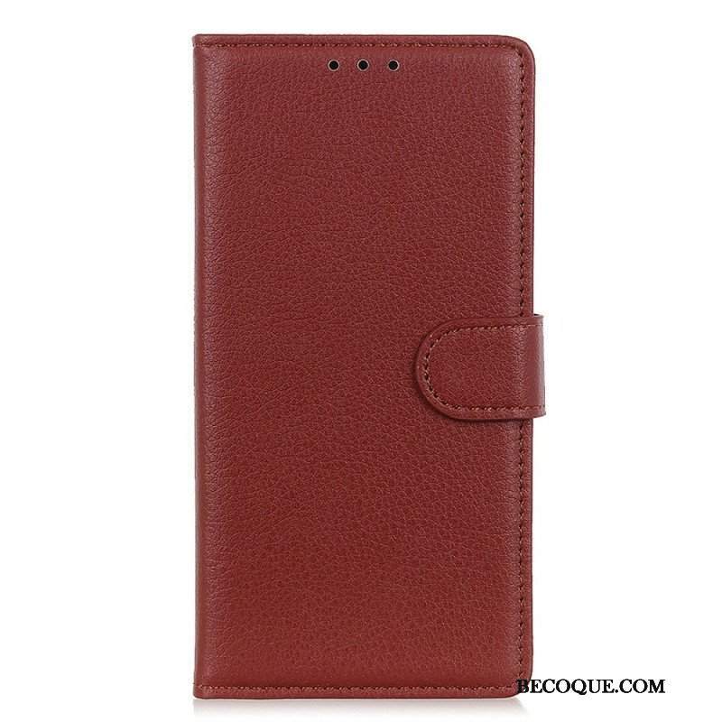 Etui Folio do Xiaomi Redmi Note 12 4G Tradycyjna Sztuczna Skóra