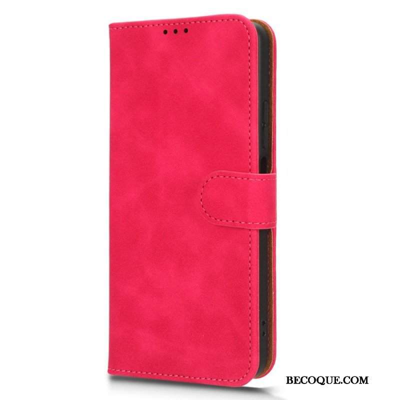 Etui Folio do Xiaomi Redmi Note 12 4G Zwykły Skórzany Styl