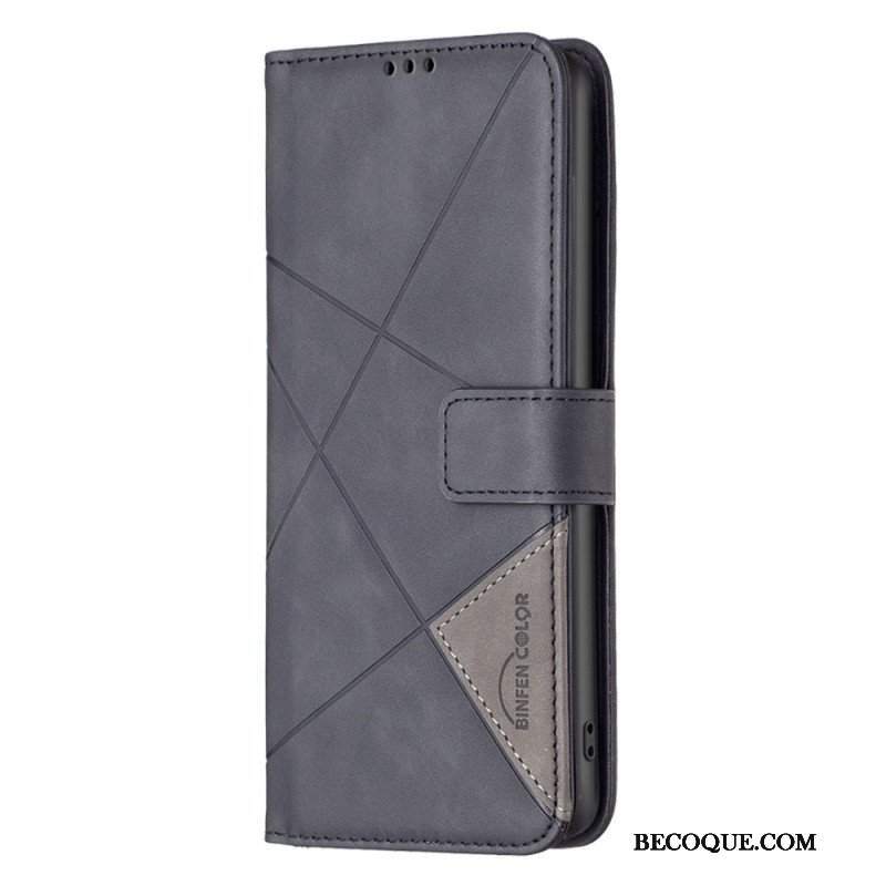 Etui Folio do Xiaomi Redmi Note 12 5G Binfen Kolor Diamenty