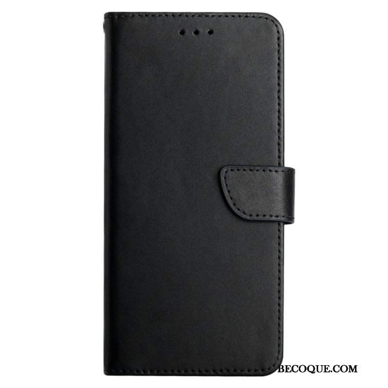 Etui Folio do Xiaomi Redmi Note 12 5G Prawdziwa Skóra Nappa