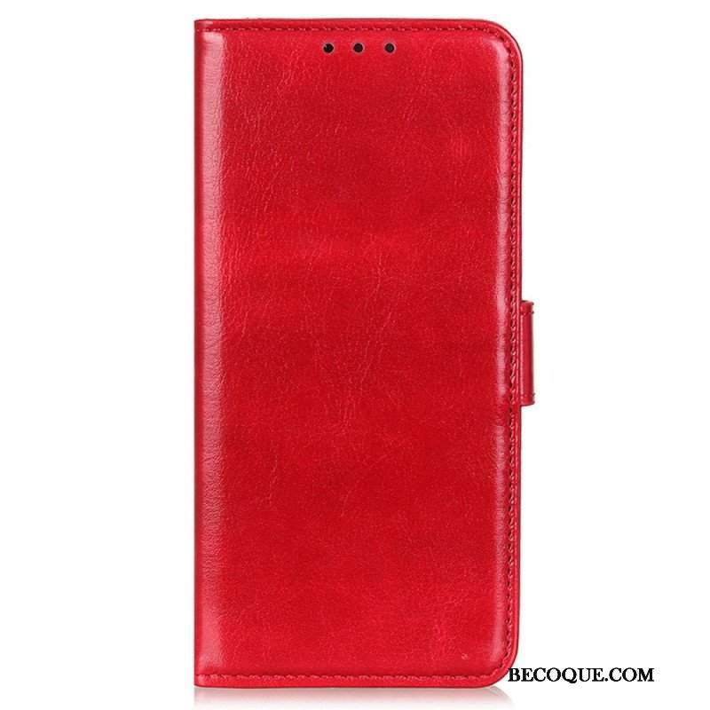 Etui Folio do Xiaomi Redmi Note 12 5G Sztuczna Skóra Lakierowana