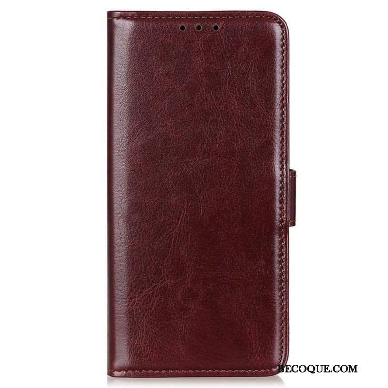 Etui Folio do Xiaomi Redmi Note 12 5G Sztuczna Skóra Lakierowana