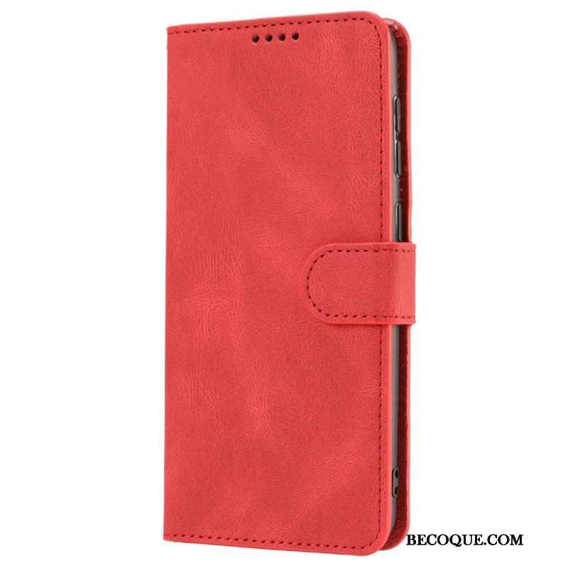 Etui Folio do Xiaomi Redmi Note 12 5G z Łańcuch Paski W Stylu Retro