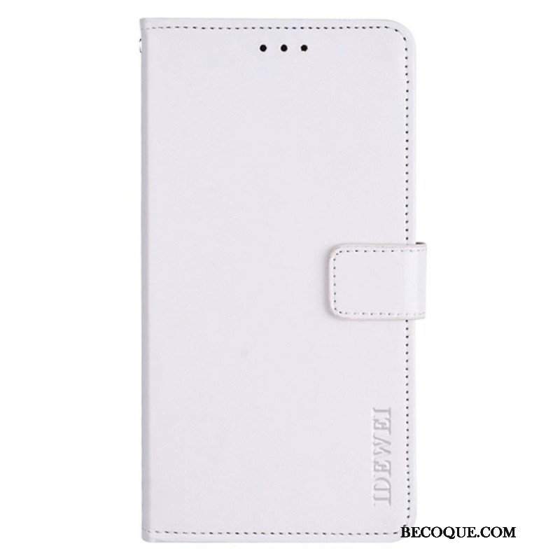 Etui Folio do Xiaomi Redmi Note 12 Pro Imitacja Skóry Idewei