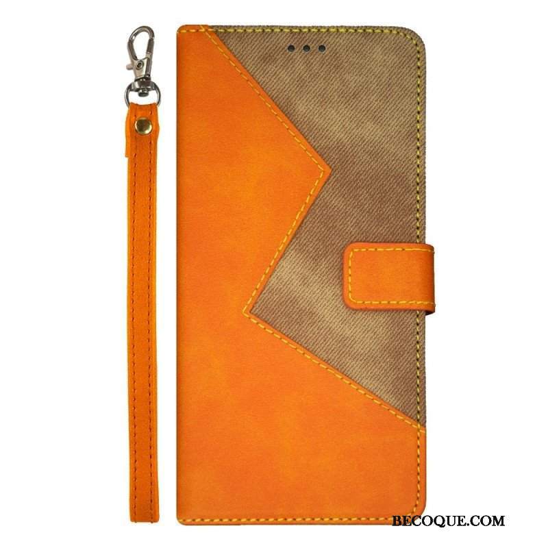 Etui Folio do Xiaomi Redmi Note 12 Pro Plus Dwukolorowy Idewei