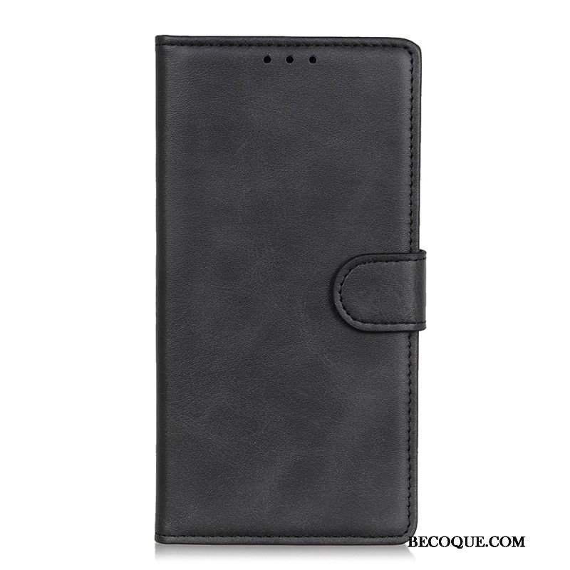 Etui Folio do Xiaomi Redmi Note 12 Pro Plus Matowa Sztuczna Skóra