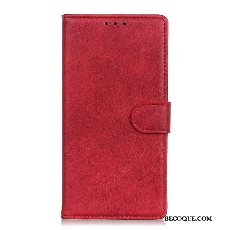 Etui Folio do Xiaomi Redmi Note 12 Pro Plus Matowa Sztuczna Skóra