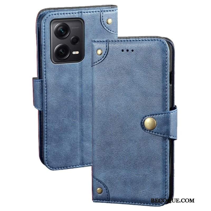 Etui Folio do Xiaomi Redmi Note 12 Pro Plus Przycisk Magnetyczny