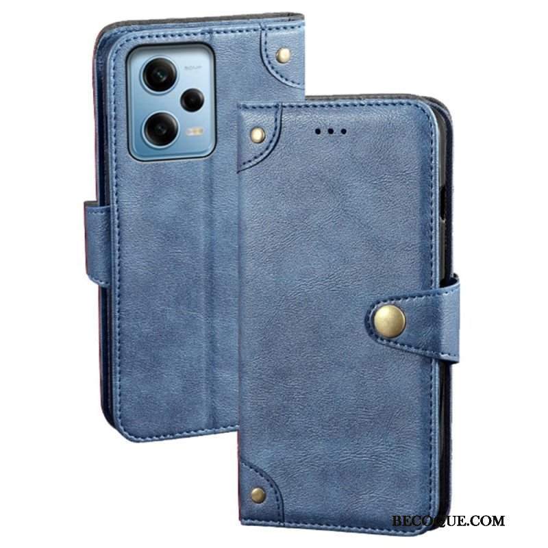 Etui Folio do Xiaomi Redmi Note 12 Pro Przycisk Magnetyczny