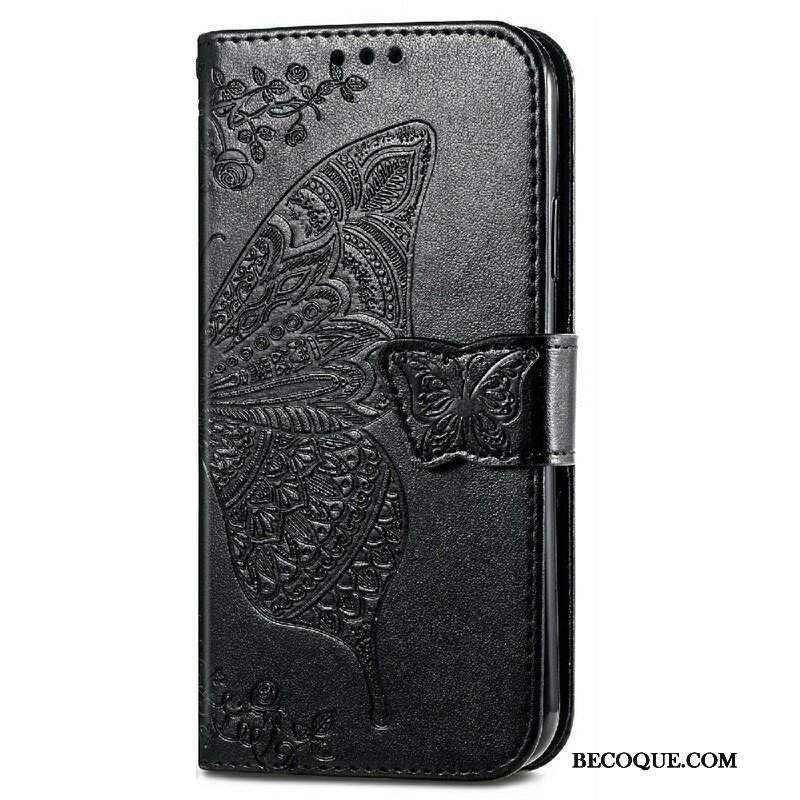 Etui Folio do iPhone 13 Mini Pół Motyle