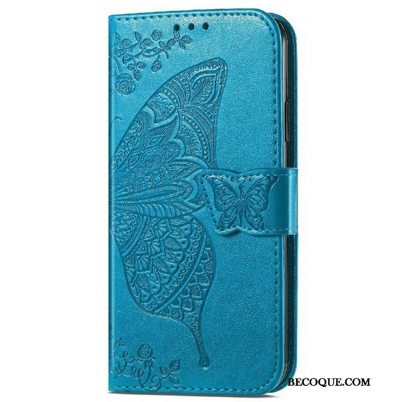 Etui Folio do iPhone 13 Mini Pół Motyle